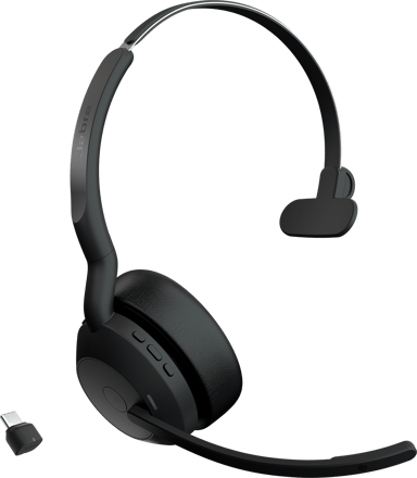 Jabra Evolve2 55 Hodesett Trådløs Hodebånd Kontor/kundesenter USB Type-C Bluetooth Ladestasjon Stereo USB-C UC