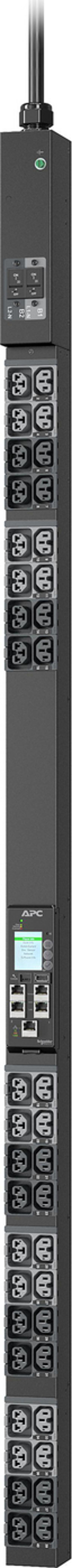 APC NetShelter Rack PDU Advanced Gen 2, Metered, 7.4kW, 1Phase, 230V, 32A, 332P6, 40 Outlets tehonjakeluyksikkö 40 AC-pistorasia(a) 0U Musta
