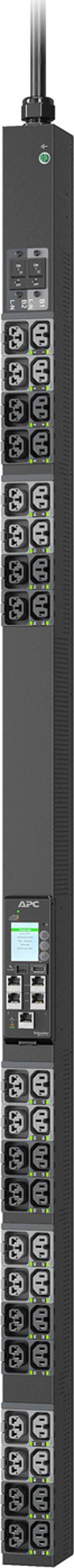 APC NetShelter Rack PDU Advanced Gen 2, Switched Metered Outlet, 7.4kW, 1Phase, 230V, 32A, 332P6, 40 Outlet tehonjakeluyksikkö 40 AC-pistorasia(a) 0U Musta
