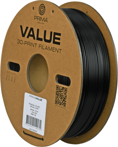 Prima Filaments PrimaValue ABS Black 1.75 mm 1kg