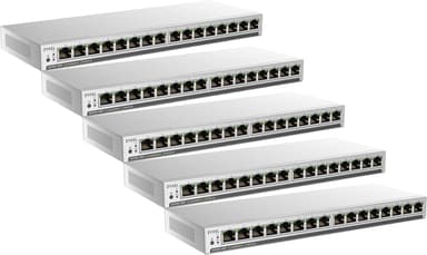 Zyxel GS1100-16EP 16-portars Gigabit Slim PoE-switch 5-pack