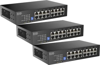 Zyxel GS1100-16S 16-portars Gigabit Switch 3-pack