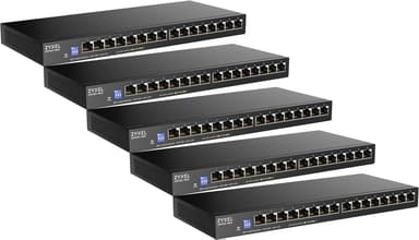 Zyxel GS1100-16ES 16-portars Gigabit Slim Switch 5-pack