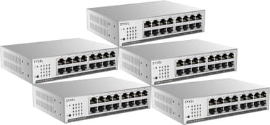 Zyxel GS1100-16 16-portars Gigabit switch 5-pack