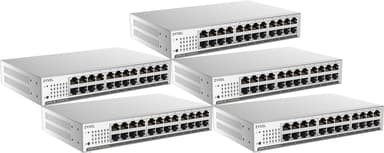 Zyxel GS1100-24E 24-portars Gigabit switch 5-pack