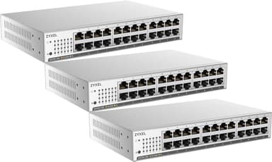 Zyxel GS1100-24E 24-portars Gigabit switch 3-pack
