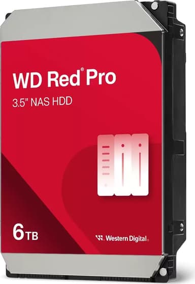 WD Red Pro 6TB 3.5" 7200r/min SATA HDD