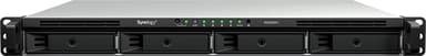 Synology RackStation RS826RP+ NAS & lagringsserver Stativ (1U) AMD Ryzen V1500B 4 GB DDR4 0 TB DiskStation Manager Sort, Grå 
