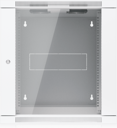 Ubiquiti 19" Rack Cabinet 12U 70cm med Glasdörr och svängbar bakdörr