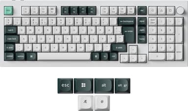 Keychron Q5 HE Knob Johdollinen ja langaton Gateron 2.0 Purple Magnetic Pohjoismainen Näppäimistö