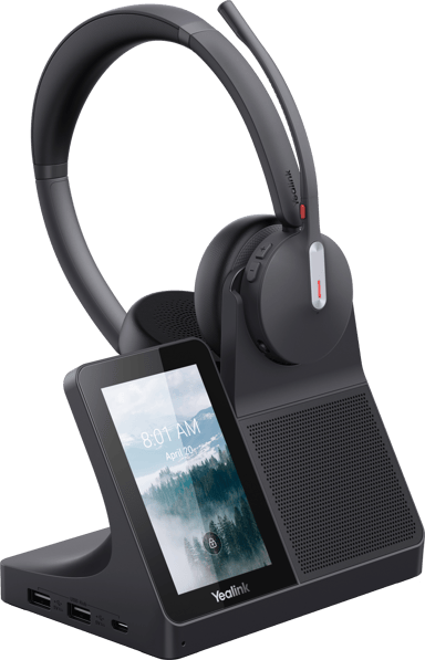 Yealink WH64 Workstation Stereo USB-A, USB-C UC Svart