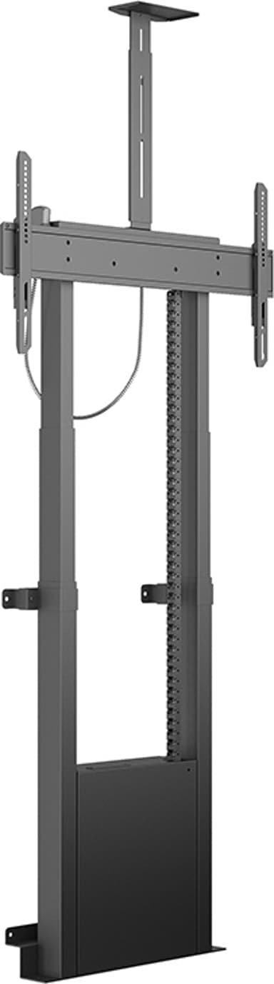 Multibrackets M Motorized Floormount W CaM Shelf 120kg Svart 