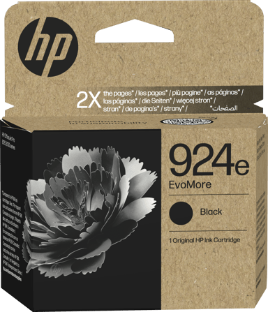 HP Inkt Zwart Nr.924e EvoMore 1K