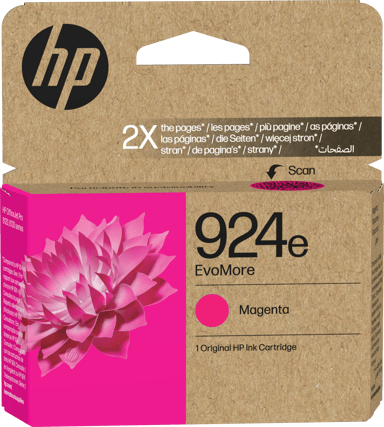 HP Inkt Magenta Nr.924e EvoMore 800 Pagina's