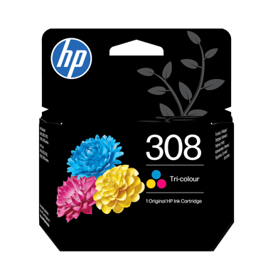 HP Muste Kolmiväri Nro.308 120 Sivua 