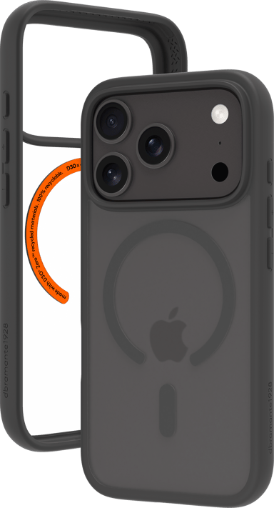 dbramante1928 Grenen Ultra D3O MagSafe iPhone 17 Pro, iPhone 18 Pro Sort