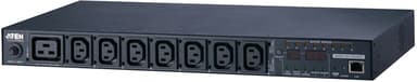 Aten PE8208G-ATB-G strømdistribusjonsenhet (PDU) 8 AC-utganger 1U Svart 