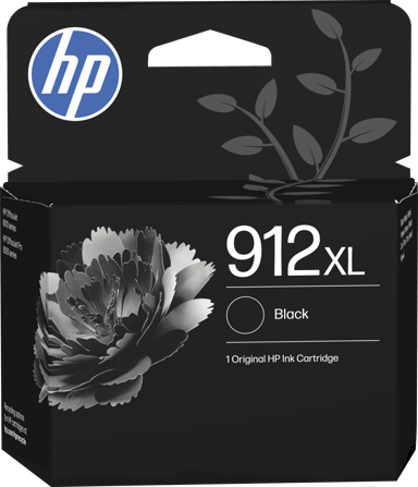 HP Muste Musta 912XL 825 Pages - OfficeJet Pro 8022/8024/8025