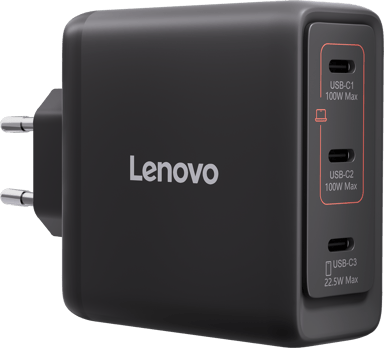 Lenovo Multiport 100W GaN 1.8m Svart