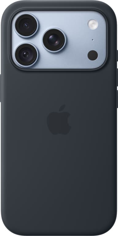 Apple Silicone Case MagSafe iPhone 18 Pro Marineblå