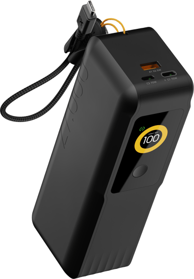Xtorm NextGen 70W Powerbank 27000mAh Svart 99.9, 27000Wh Svart