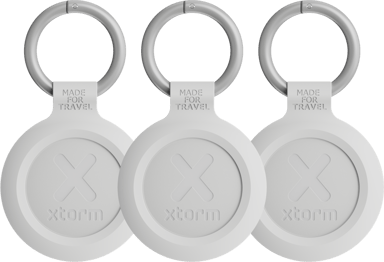 Xtorm Rejse Tag Tracker 3-Pack Til iOS & Android Hvid