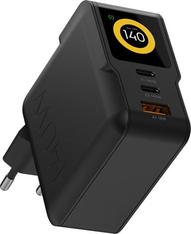 Xtorm NextGen 140W Vegglader Svart Svart