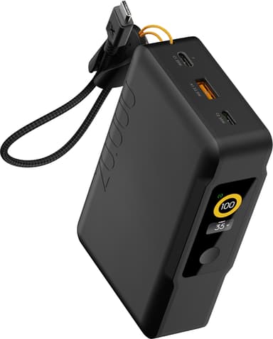 Xtorm NextGen 35W Powerbank 20000mAh Svart 20000, 77mAh Svart