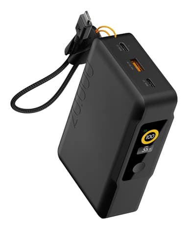 Xtorm NextGen 35W Powerbank 20000mAh Svart 77, 20000Wh Svart