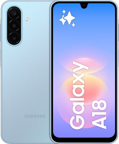 Samsung Galaxy A18 4G 128GB Lyse Blå