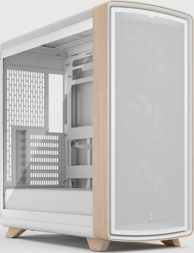 Fractal Design Summit Chalk TG Clear Tint Midi Tower Hvit