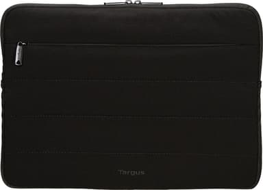 Targus Puffer Sleeve 14" Polyester, Plys Sort