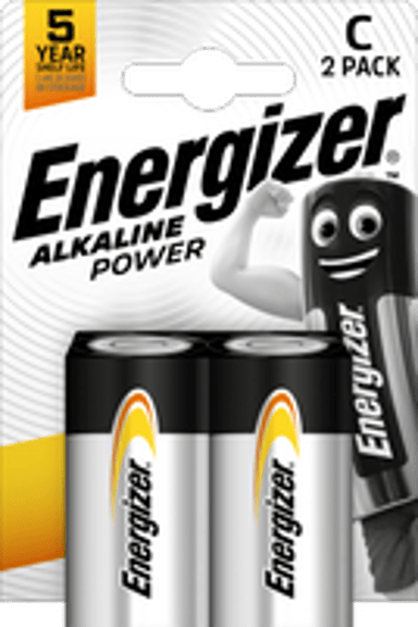 Energizer Power Alkaline C 2-Pack 