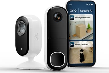 Arlo Essential E3 INDOOR 2K + DOORBELL HD IP-sikkerhedskamera Indendørs & udendørs 1296 x 2304 pixel Loft/væg/skrivebord