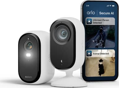 Arlo Essential 3 2K Udendørs & 3 2K Indendørs