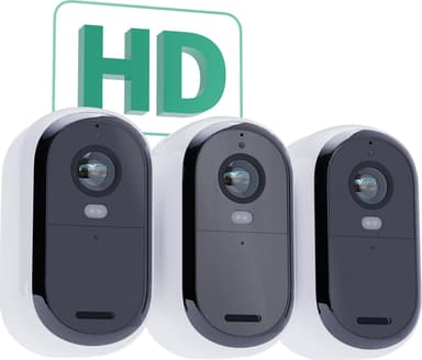 Arlo Essential övervakningskamera utomhus & solpanel för utomhusbruk, 3-pack 