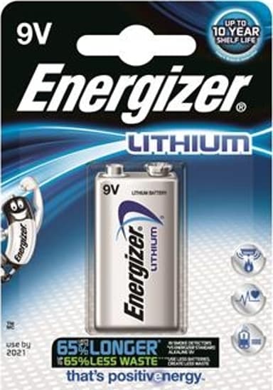 Energizer Batteri Ultimate Litium 9V 