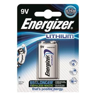 Energizer Paristo Ultimate Litium 9V 