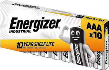 Energizer Batteri Industriel Alkalisk AAA 10-Pack