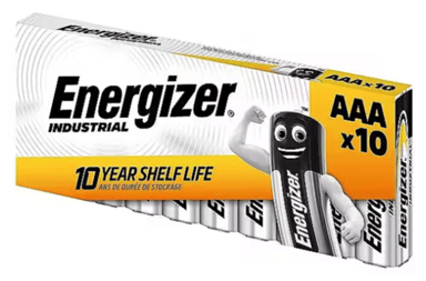 Energizer Batteri Industriell Alkalisk AAA 10-Pack 