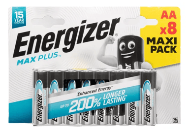 Energizer Paristo Max Plus Alkalinen AA 8-Pack 