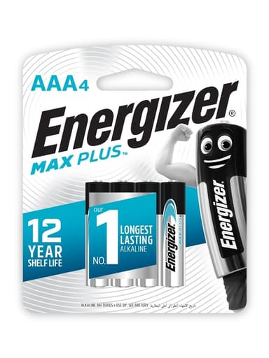 Energizer Paristo Max Plus Alkalinen AAA 4-Pack 