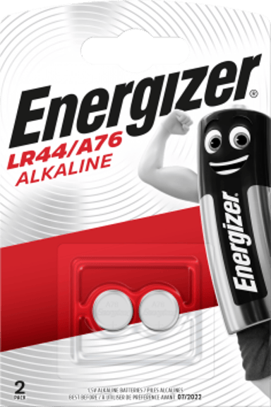 Energizer Knappecelle Alkalisk LR44/A76 2-Pack 