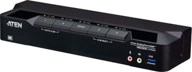 Aten 4-portars USB 3.0 8K DisplayPort KVMP™-switch (kablar ingår)