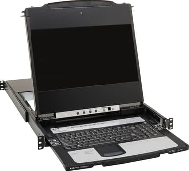 Eaton B030-DP08-17D 8-Port DisplayPort KVM-Switchconsole met 17" LCD