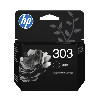 HP Blæk Sort 303 40ml - Envy Foto 62XX/71XX/78XX/Tango