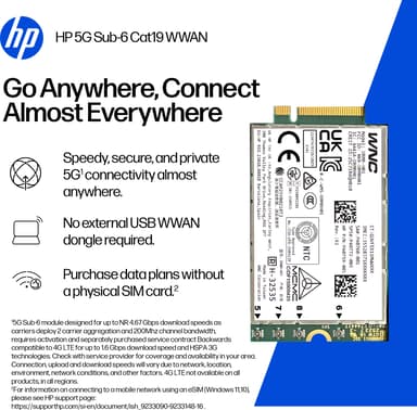 HP 5G WWAN grensesnittkort/-adapter 
