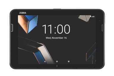 Zebra ET401 8" SR500 8/128GB BT/WiFi 7/5G/NFC Android 8GB 8" 128GB Zwart