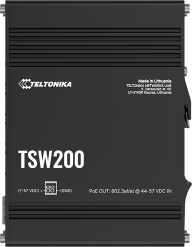 Teltonika TSW200 8-ports PoE 240W Switch