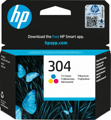 HP Bläck Tri-Color No.304 - DeskJet 3720/3730/3732 